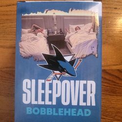 Brand New San Jose Sharks Sleepover Bobblehead