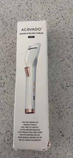 Heated eyelash curler