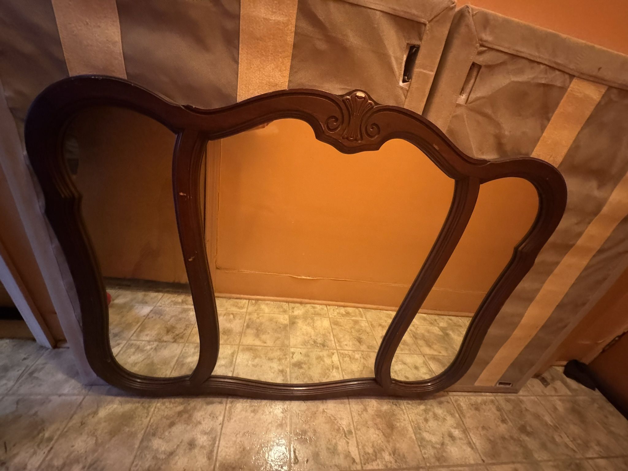 Giant Wood mirror