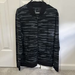 Alfani  black and grey camo jacket