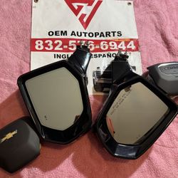 2021 2024 Chevy Tahoe GMC Yukon Denali Front Left Side Door Mirror And Front Right Passenger Mirrors