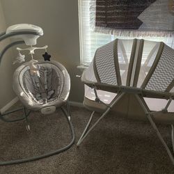 Swing & Bassinet Combo