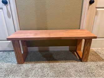 4ft Farmhouse Bench Light Brown ***New***