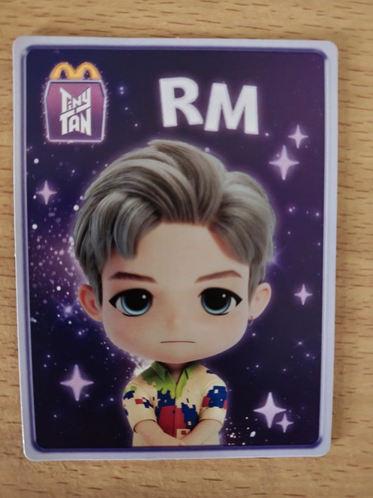 RM BTS Tiny Tan McDonalds Toy
