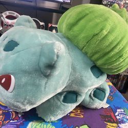 Vintage 1999 Bulbasaur Pokémon Plush, large 23” RARE