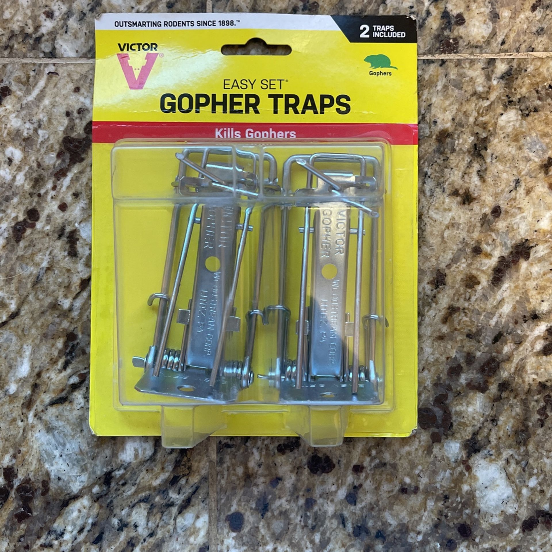 Victor Easy Set Gopher Traps Two Total 5 Packs Of Two