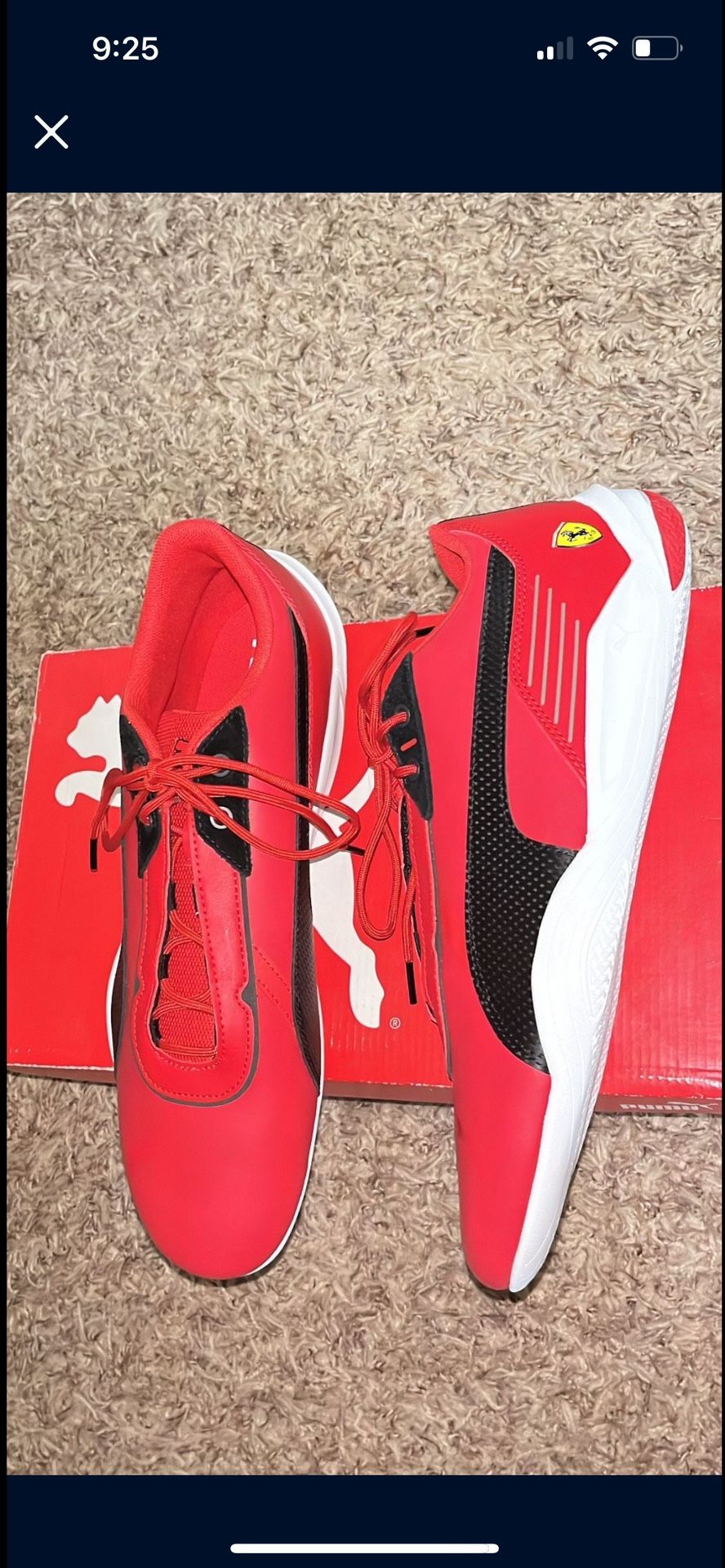 $50 Size 11.5 Puma Ferrari Shoes