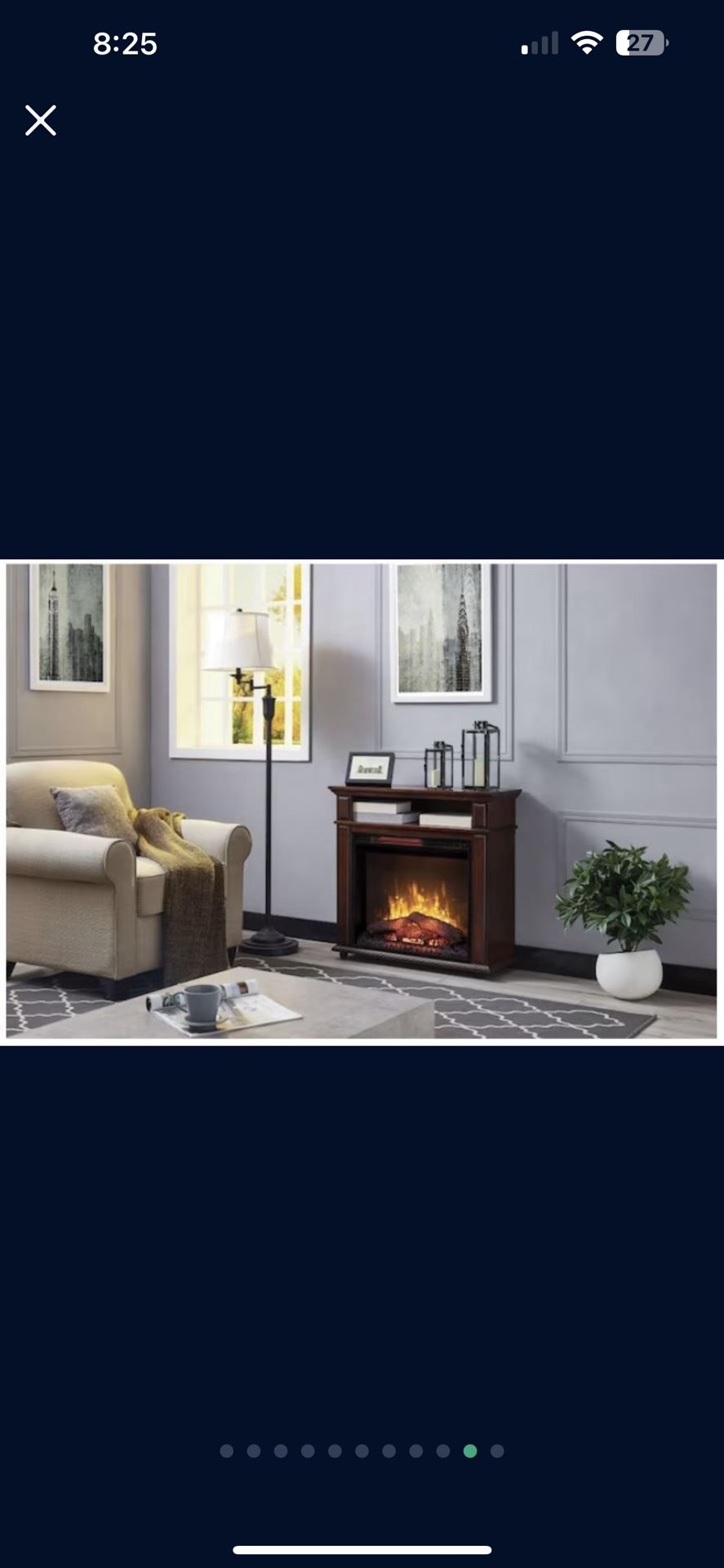 Greentouch 31.5-in W Mahogany Infrared Quartz Electric Fireplace for Sale  in Boca Raton, FL - OfferUp