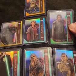 Star Wars Topps Limited Edition Numbered Card Lot Finest Chrome Black Mando