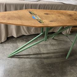 Antique Wooden Ironing Board By Simplex 