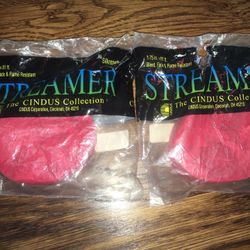 Red party streamers x2