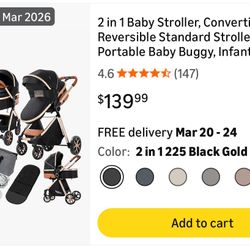 Baby Stroller (Originally Priced At $139)