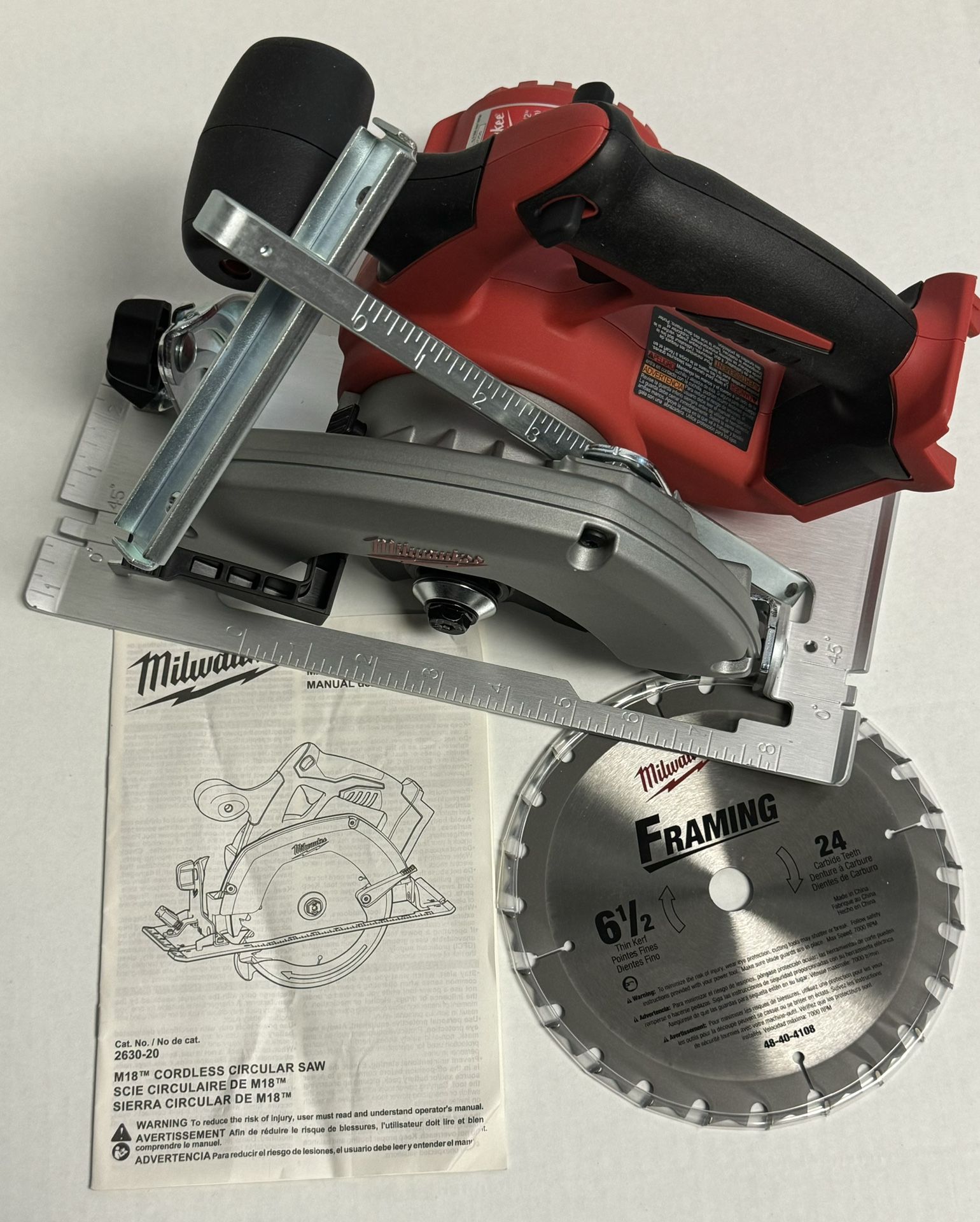 Milwaukee M18 2630-20 6 1/2” Circular Saw