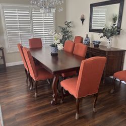 Wood Dining Table 36” X 80”