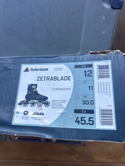 Zetrablade roller blades size 12