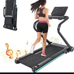 Outroad Folding Treadmill with App Connectivity