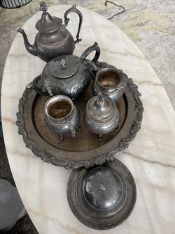Vintage Silver On Coper Antique wares