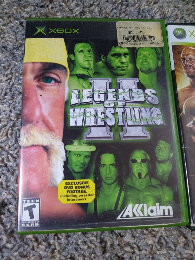 Legends Of Wrestling WrestleMania Xbox 360 Original