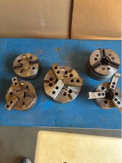Lot of 5 CNC Lathe Power Chucks Kitagawa Nikko