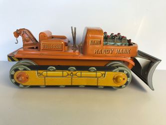 Vintage Nomura Handy Hank Battery Powered “Mystery Tractor” Bulldozer