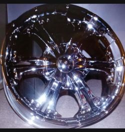 (4) 20"x8.5" Chrome Rims
