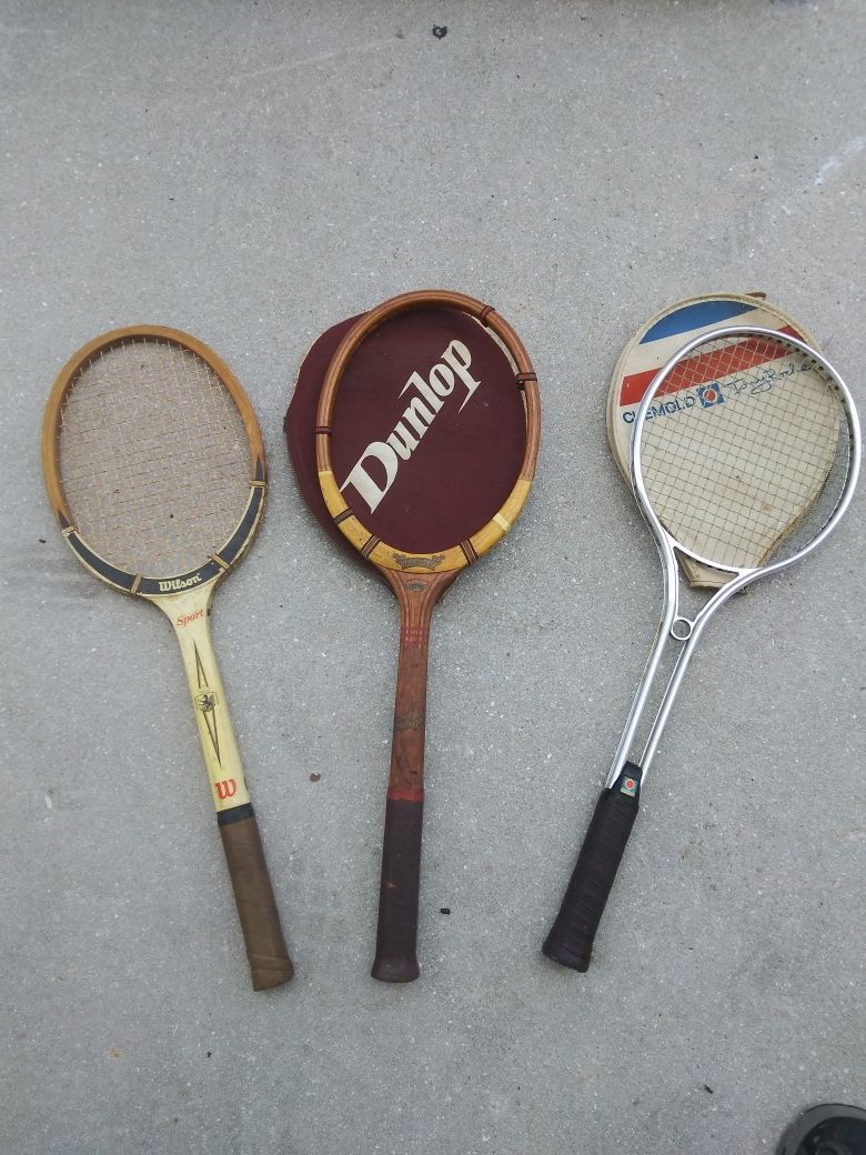 Vintage Tennis Rackets