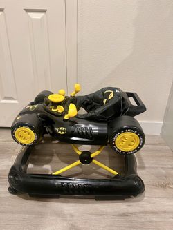 Batmobile Baby Walker Black and Yellow