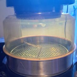 NuWave Oven Pro Plus 20602 Black Upgraded Shatter Resistant Dome with Extender Ring and Baking Pan
