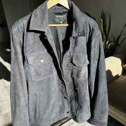 Lucky Brand suede Leather Jacket