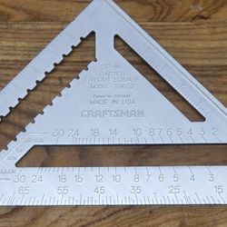 Craftsman 12 inch Aluminum Rafter Square Almost NEW Made in USA NOS  Pickup In Burien Yes Available  $20 Firm 