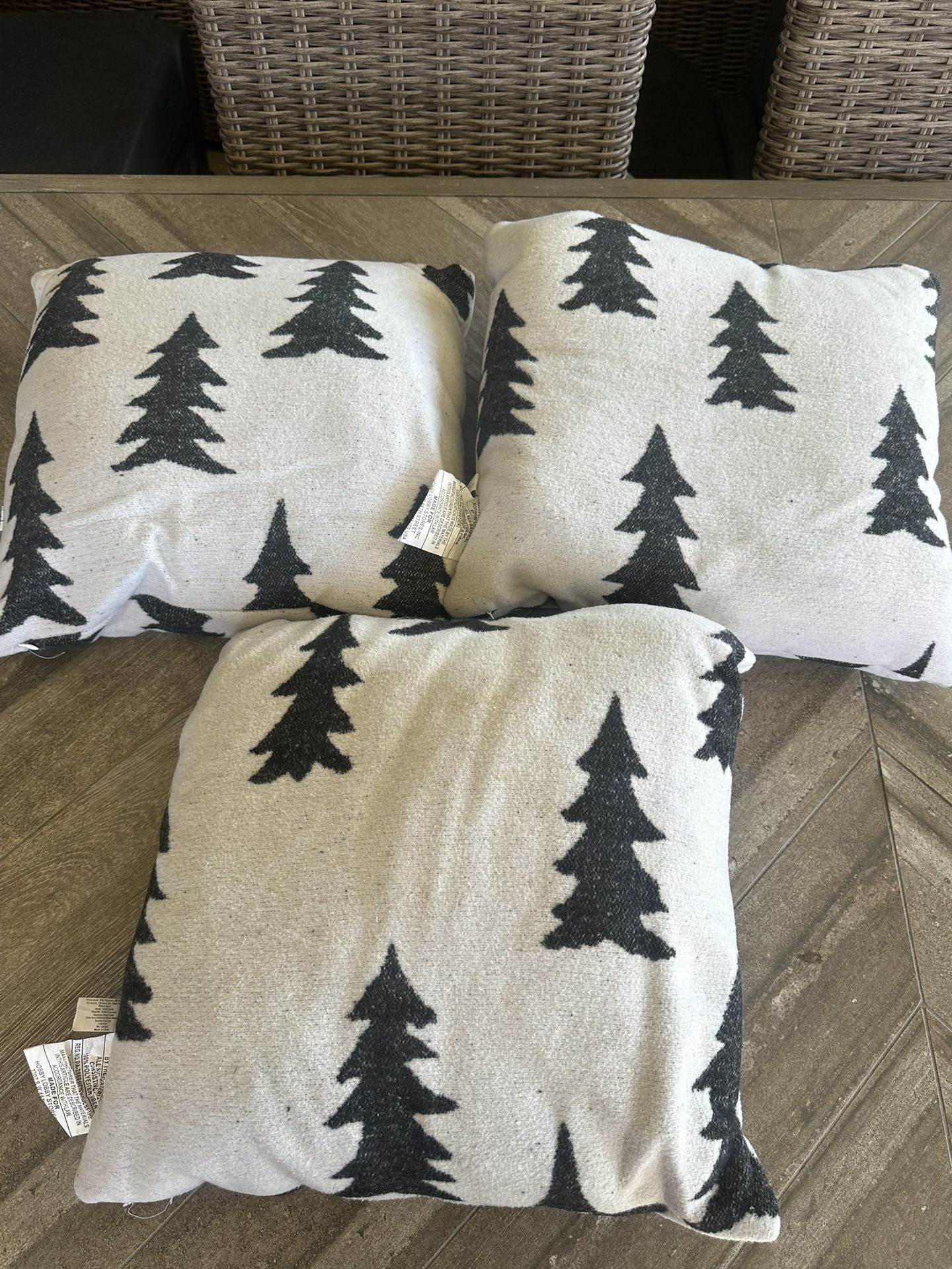 3 Christmas Decorative Pillows