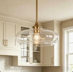 Brand New Baron Aldana 1-Light Dome Kitchen Island Lighting