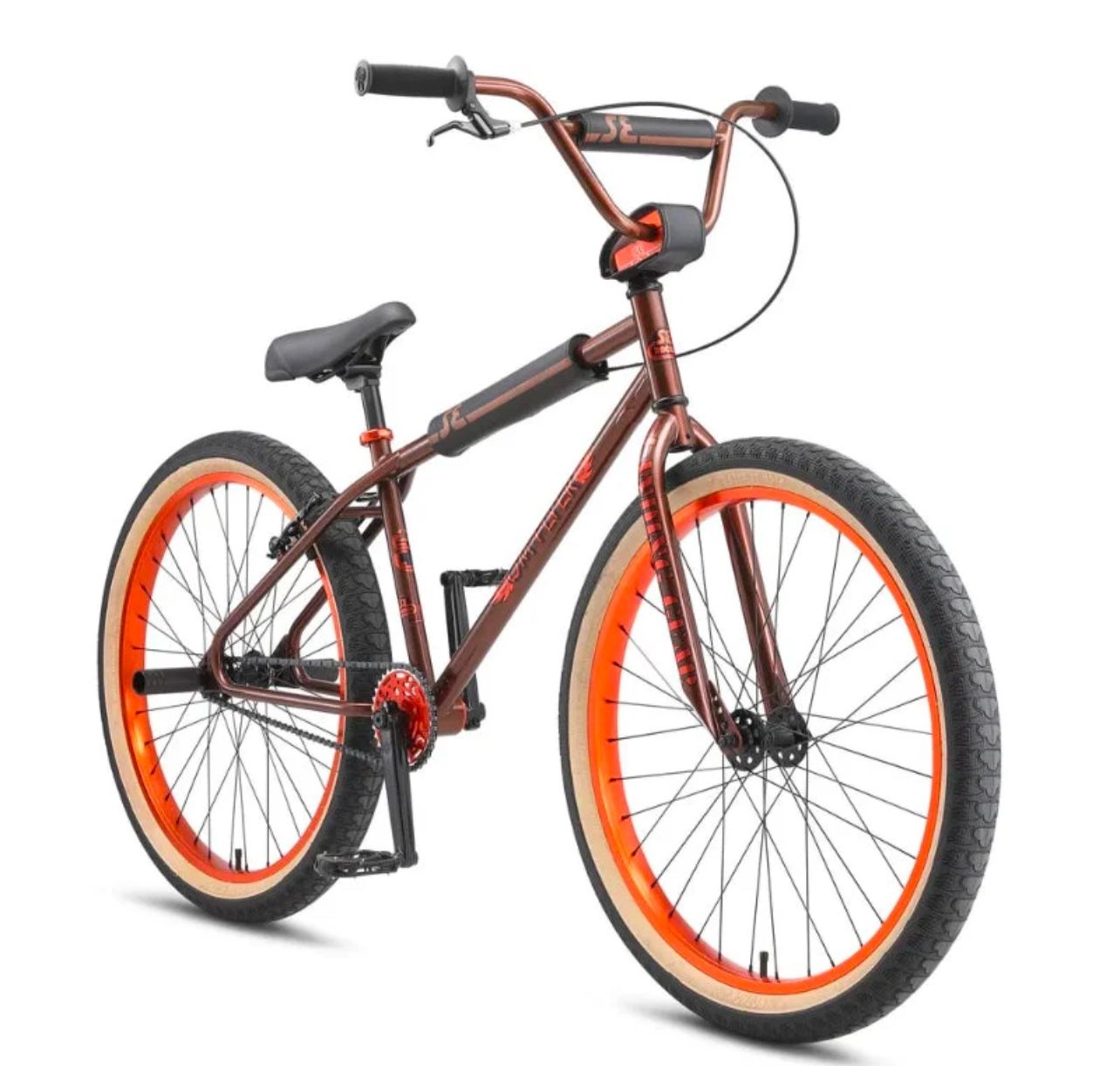 SE Bikes Om Flyer 26" BMX Bike Root Beer