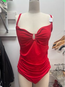 Red bathing suit