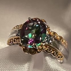 Mystic Topaz Ring