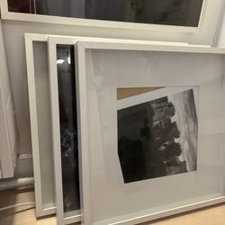 3 Square IKEA Frames With Mats
