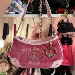 JUICY COUTURE PINK KINGDOM SHOULDER BAG