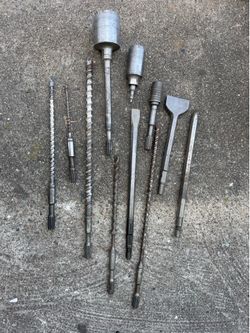 Spline rotors hammer bits set for makita hr3851