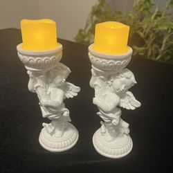 Beautiful Pair of Angel Tea light Statues for a Perfect Mother’s Day Gift