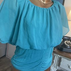 Turquoise Blouse
