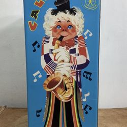 New Calixto Payaso Musical Doll Playing Saxophone Made In Spain