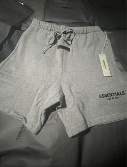 Medium and Large Dark Oatmeal/Heather Gray essential shorts