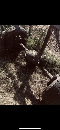 67 c20 rear end and front drum