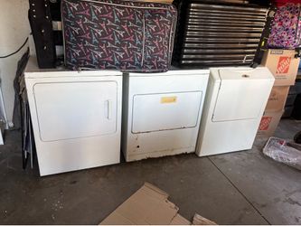 2 gas dryers and a washer for sale