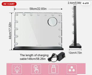 Hollywood Vanity Mirror with LED Bulbs