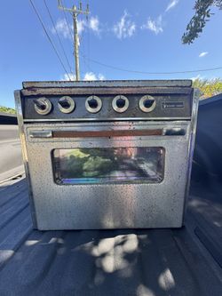 Magic Chef RV 4 Burner Stove Oven Camper Vintage 
