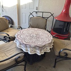 Outdoor Patio Chairs Fire Pit Not Included