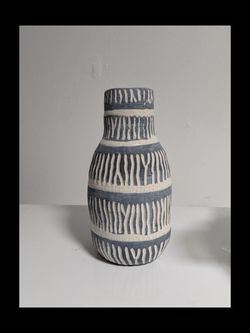 Vintage Brutalist-style vase