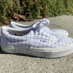 VANS Era VN0A4U391UG (U-Color) Checkerboard/True White "Customizable" GS 6.5