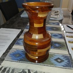 Wood Vase 
